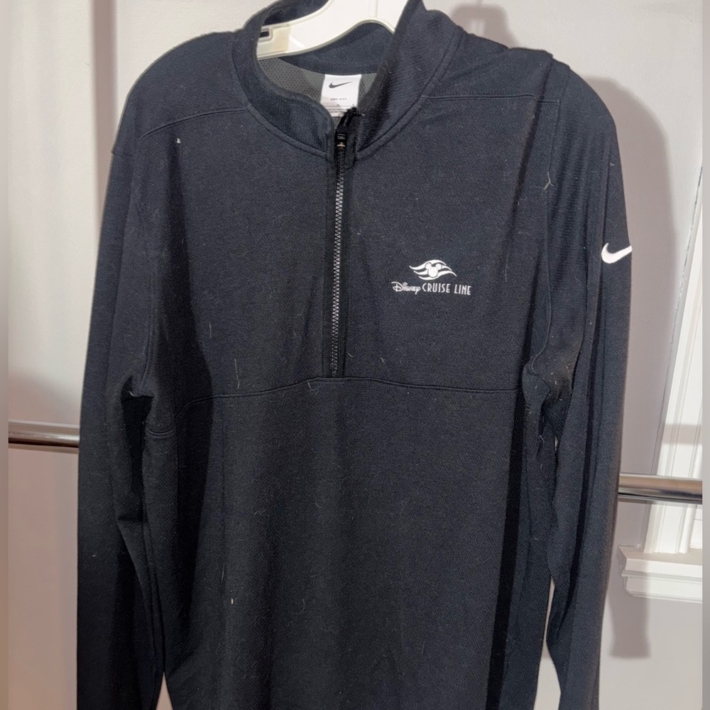 Disney Cruise Line - Nike Men's Black Zip-Up Sweater